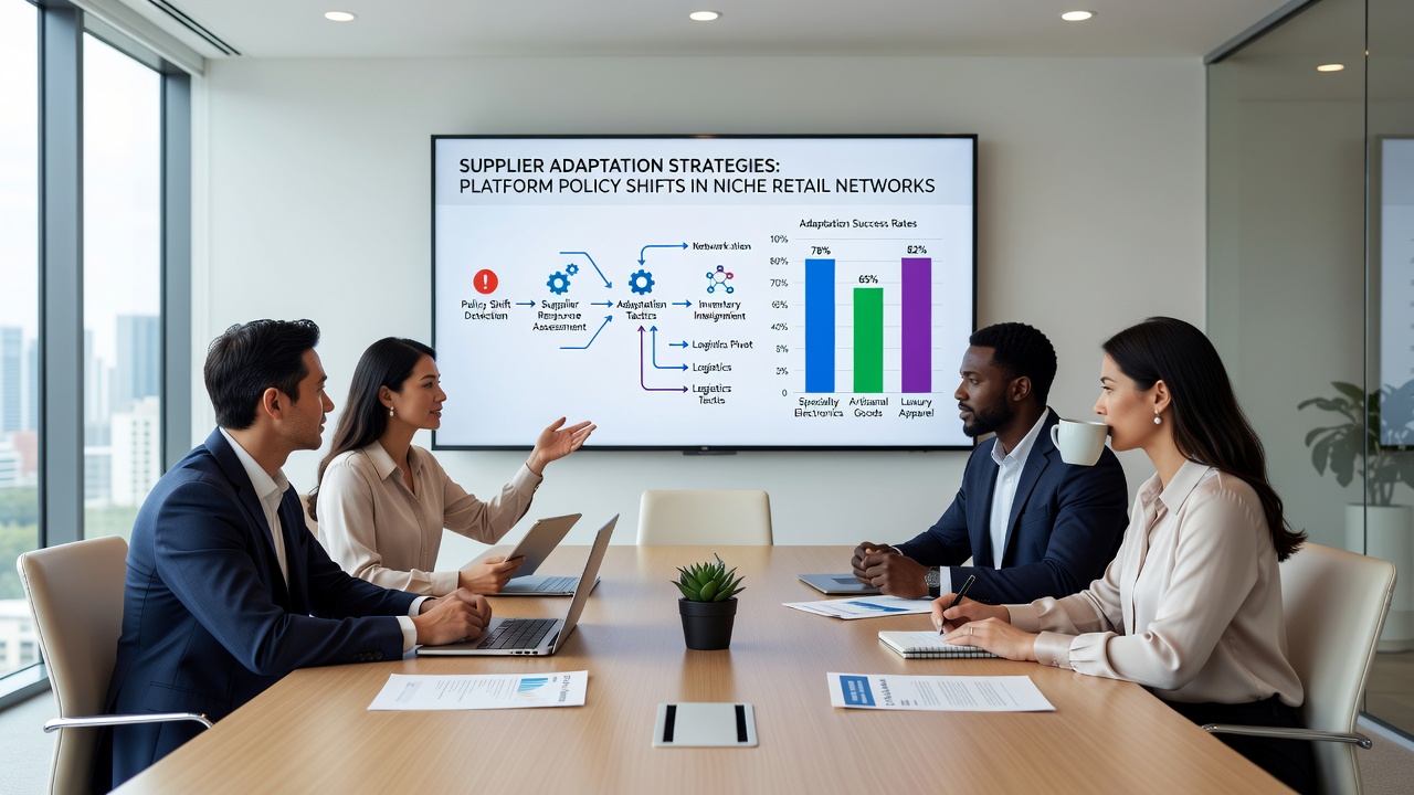 Analyzing Supplier Adaptation Strategies During Platform Policy Shifts in Niche Retail Networks