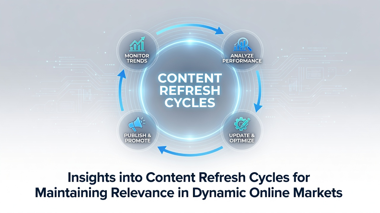 Insights into Content Refresh Cycles for Maintaining Relevance in Dynamic Online Markets